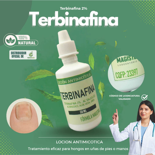 TERBINAFINA (ELIMINA EL HONGO DE LA UÑA) FORMULA MAGISTRAL